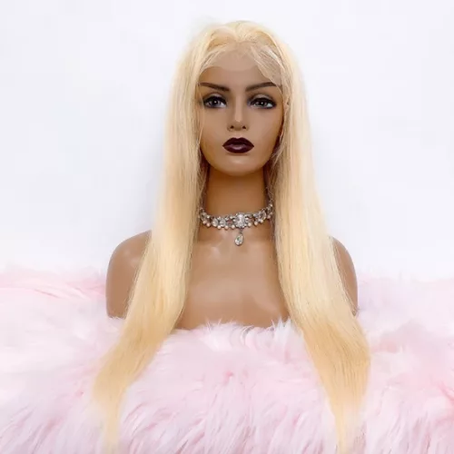 4"x4" Upgrade Lace Front #613 Straight Wig 150% Density (16-24" inch)