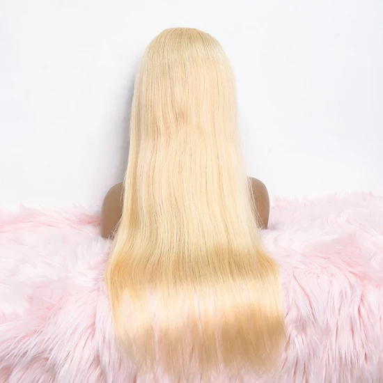 4"x4" Upgrade Lace Front #613 Straight Wig 150% Density (16-24" inch) - Image 4